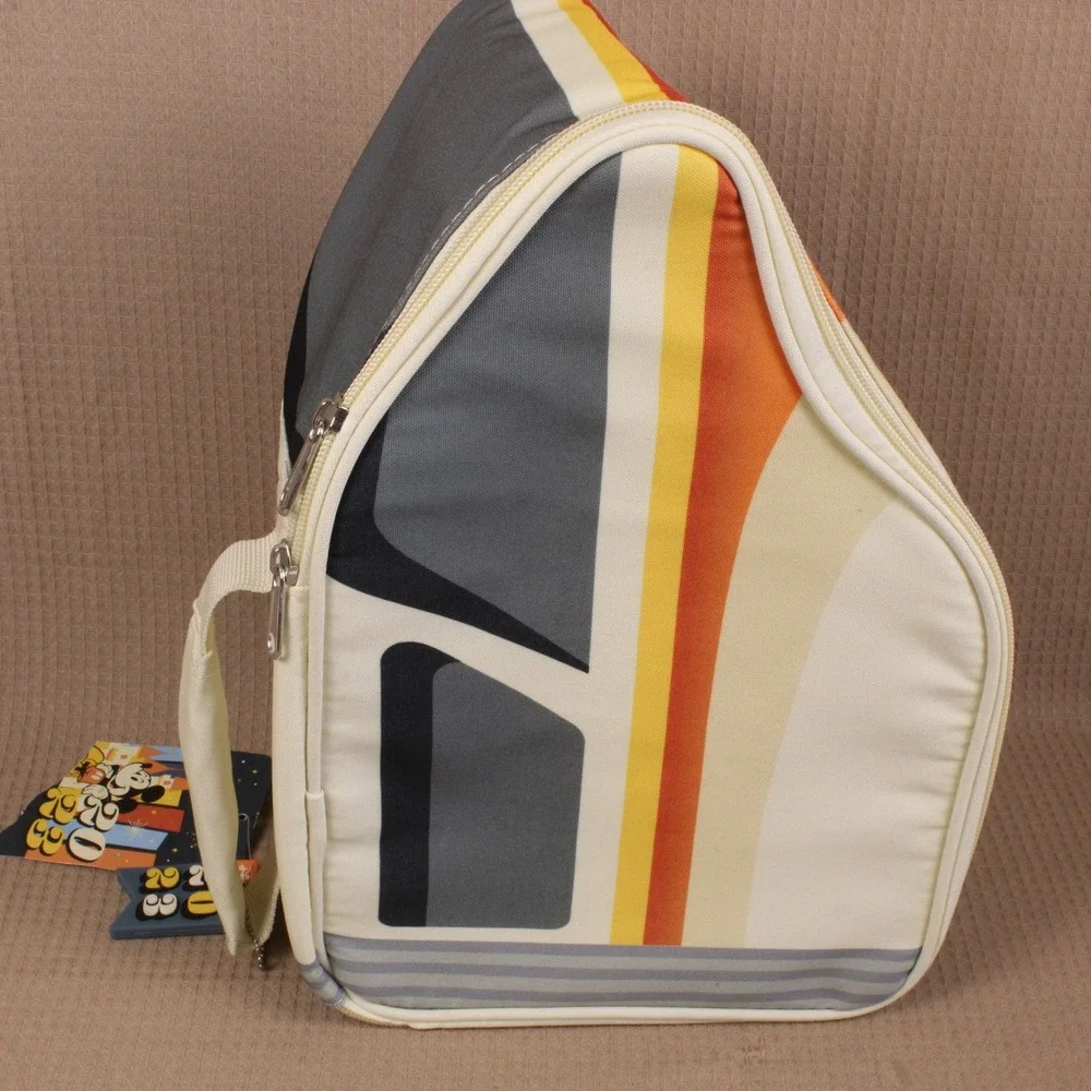 Disney Parks Monorail 2023 Insulated Lunch Bag White Orange Yellow Grey OS